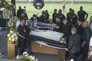 Pelé's funeral: The Brazilian legend lies at Santos Stadium